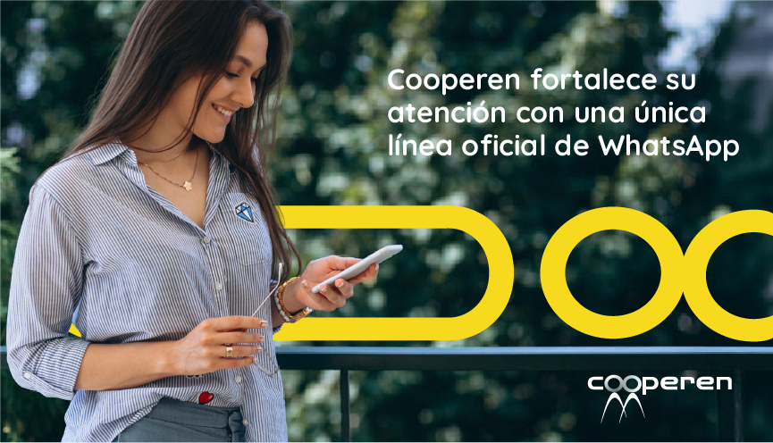 Cooperen fortalece su atención con una única línea oficial de WhatsApp